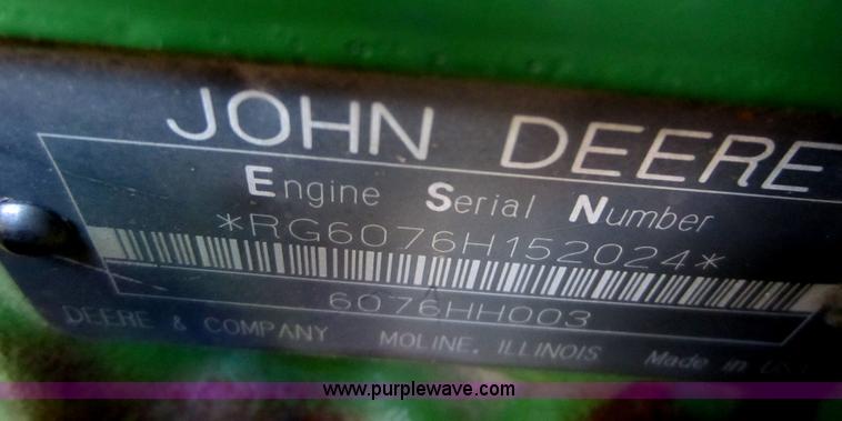 image for item C5325 1991 John Deere 9500 combine