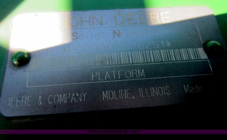 image for item C5327 1998 John Deere 920 flex platform header