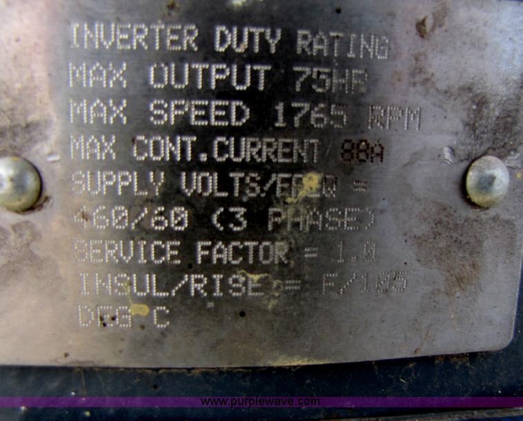 image for item C9632 Newman 75 HP electric irrigation motor