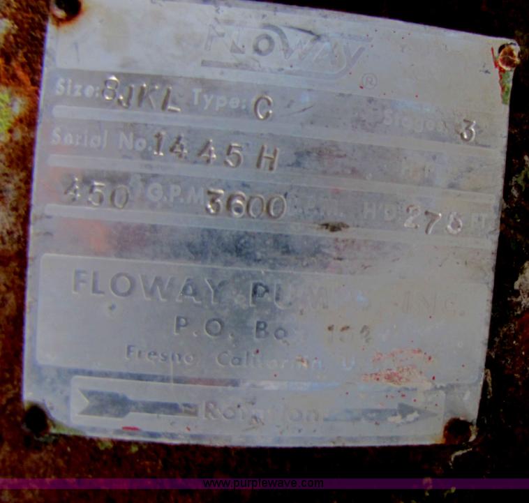 image for item C9634 Floway irrigation pump