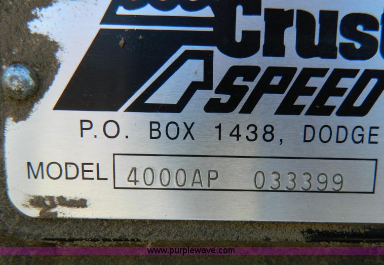 image for item D8906 2009 CrustBuster 4000AP dual drill setup