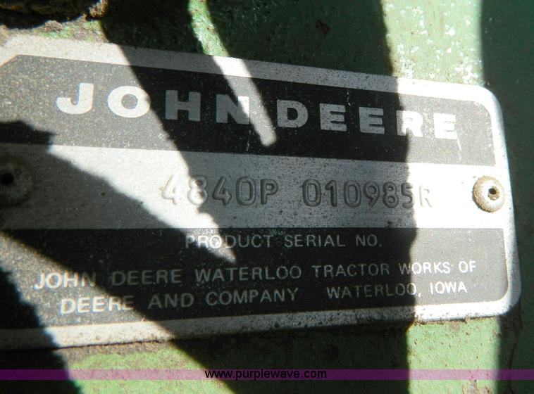 image for item D8913 1980 John Deere 4840 tractor