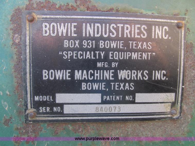 image for item G9440 Bowie Industries sprig harvestor