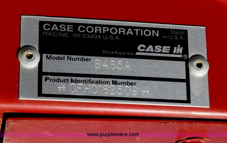 image for item A6809 1999 Case IH 8465A round baler