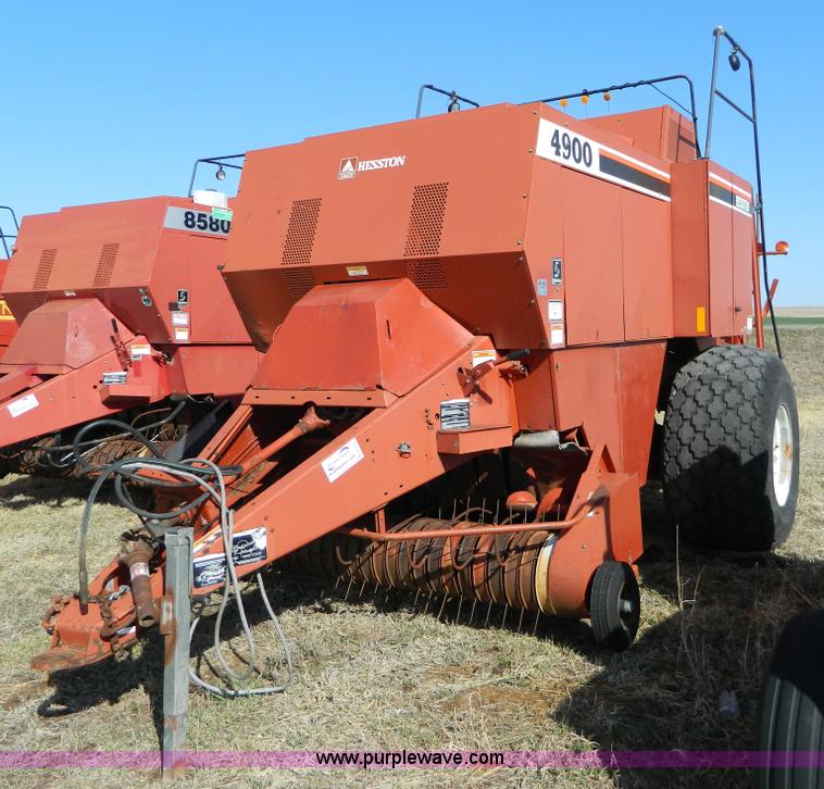 image for item B3537 1990 Hesston 4900 square baler