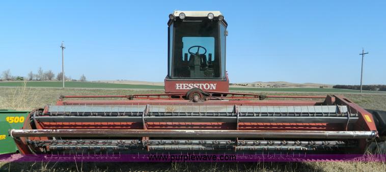 image for item B3540 Hesston 6550 swather