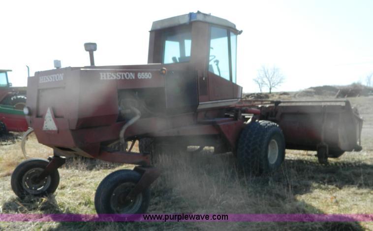 image for item B3540 Hesston 6550 swather