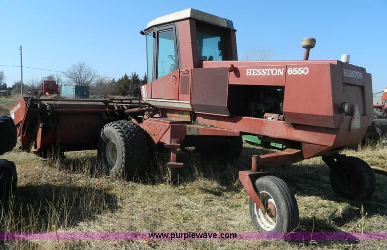 image for item B3540 Hesston 6550 swather