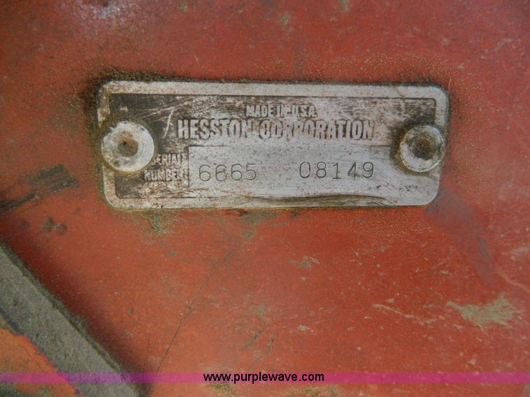 image for item B3540 Hesston 6550 swather