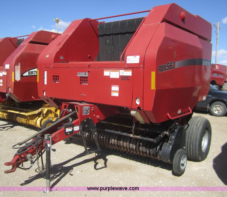 image for item B5702 2007 Case IH RBX563 round baler