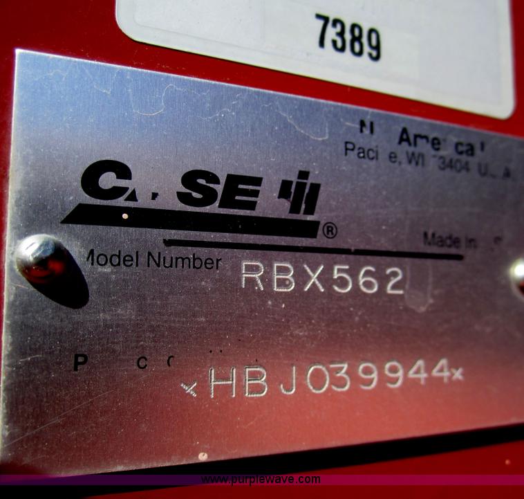 image for item B5703 2005 Case IH RBX562 round baler