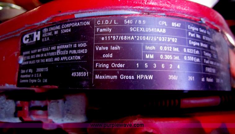 image for item B5704 2009 Case IH 7088 combine