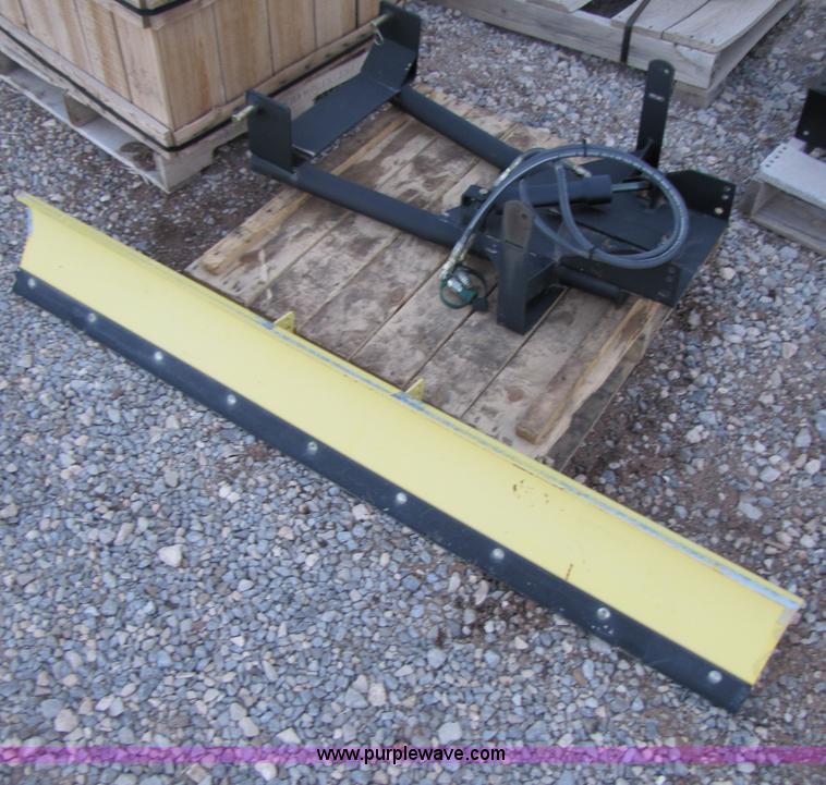 John Deere 60" midmount lawn mower snow blade in Amarillo, TX Item