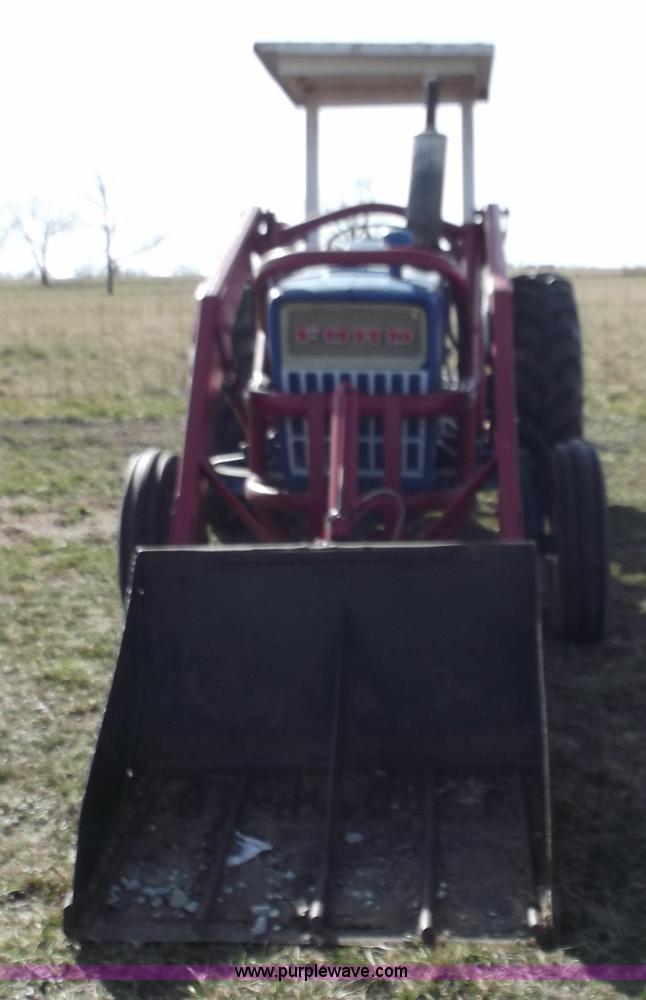 image for item D3580 1968 Ford 2000 tractor with loader and rotary mower
