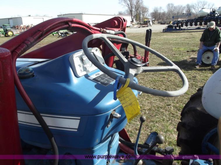 image for item D3580 1968 Ford 2000 tractor with loader and rotary mower