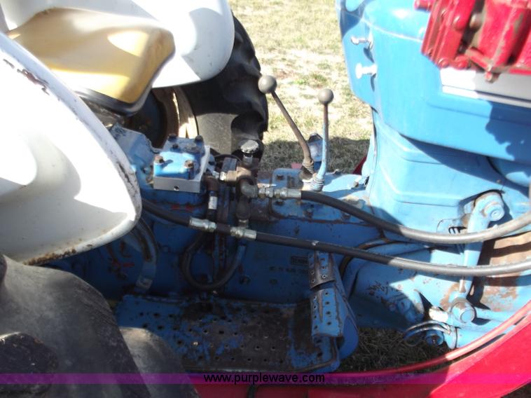 image for item D3580 1968 Ford 2000 tractor with loader and rotary mower