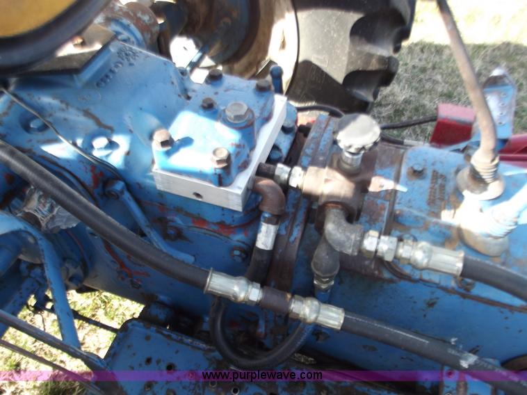 image for item D3580 1968 Ford 2000 tractor with loader and rotary mower