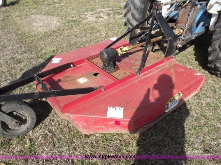 image for item D3580 1968 Ford 2000 tractor with loader and rotary mower