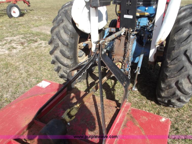 image for item D3580 1968 Ford 2000 tractor with loader and rotary mower