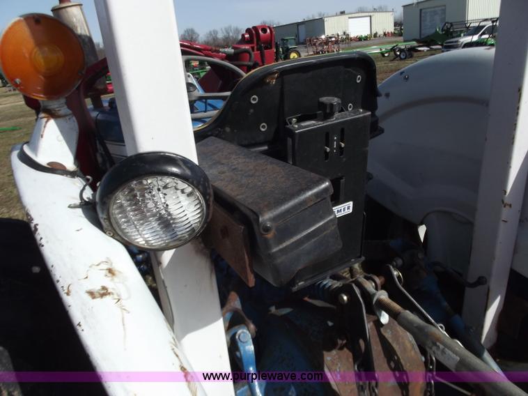 image for item D3580 1968 Ford 2000 tractor with loader and rotary mower