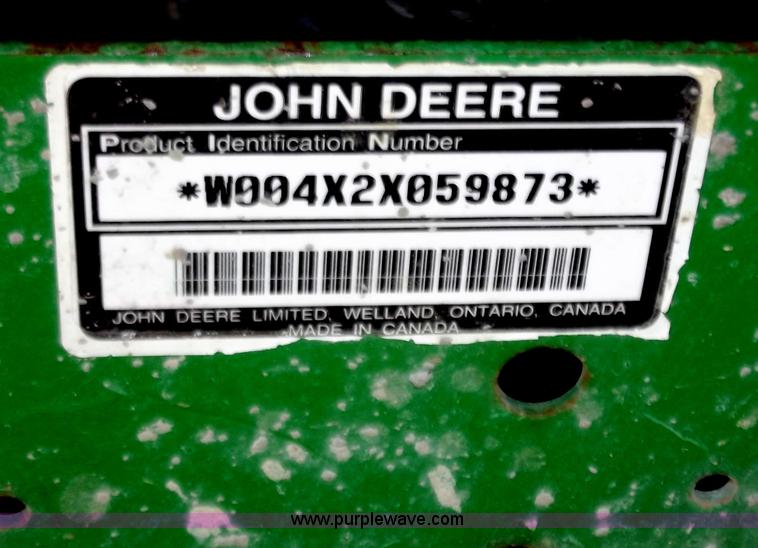 image for item D3583 2001 John Deere 4x2 Gator