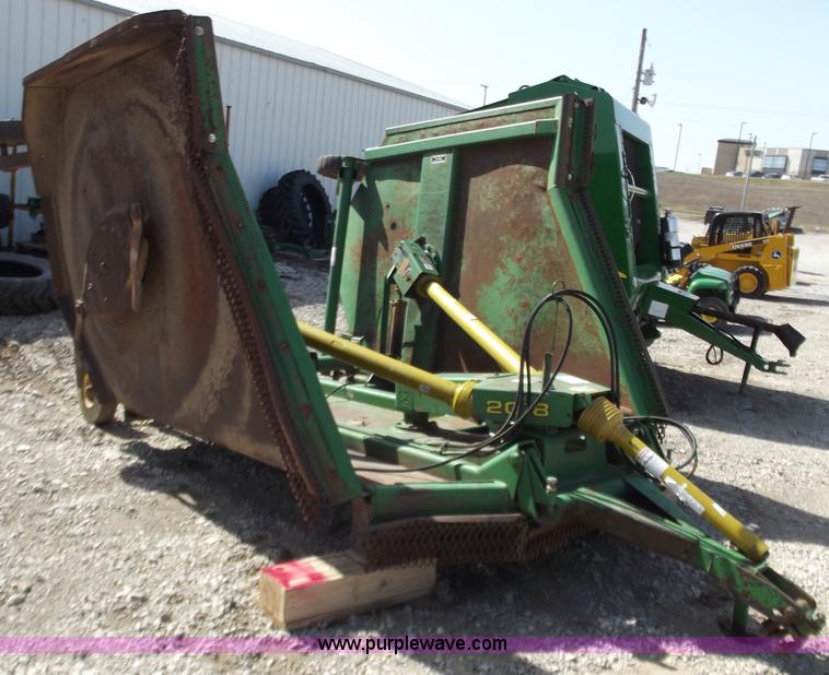 image for item D3586 John Deere 2018 20' batwing rotary mower