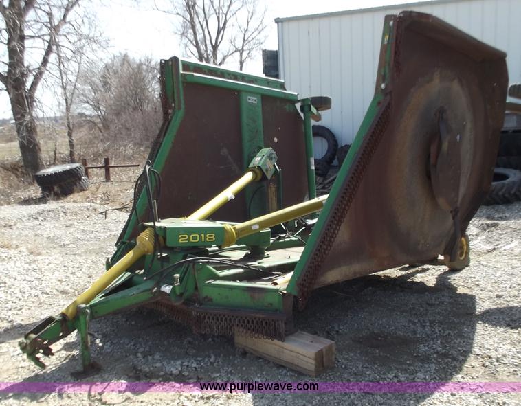 image for item D3586 John Deere 2018 20' batwing rotary mower