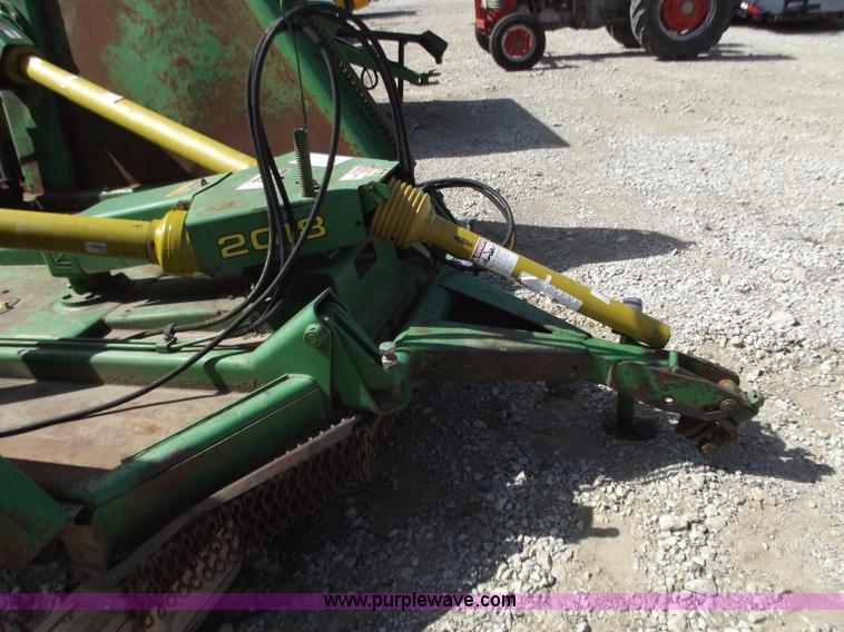 image for item D3586 John Deere 2018 20' batwing rotary mower