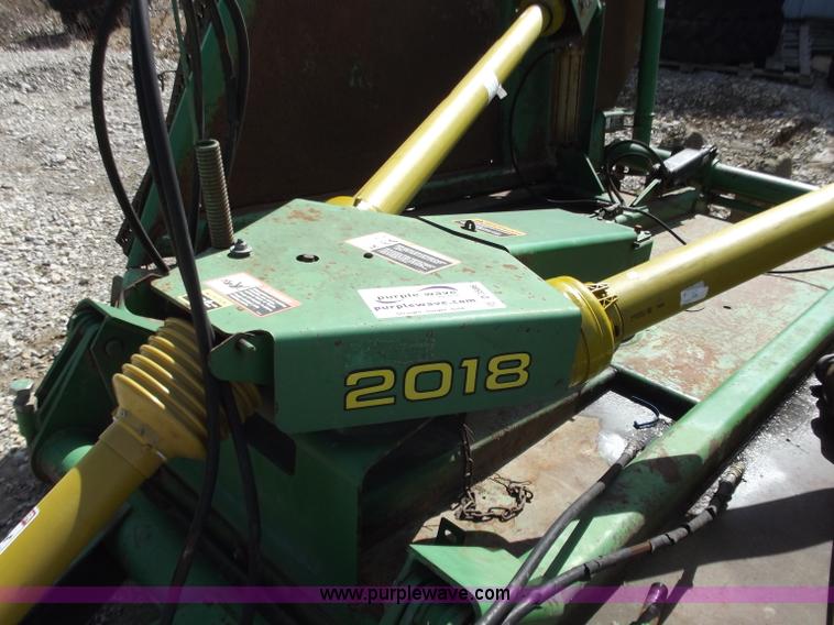 image for item D3586 John Deere 2018 20' batwing rotary mower