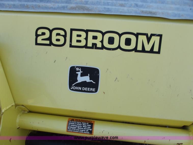 image for item D3587 John Deere 26 Broom 5' broom