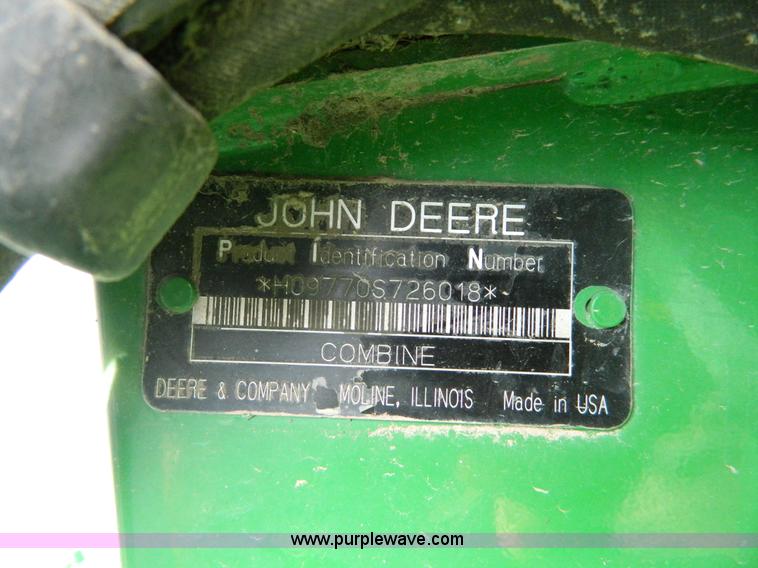 image for item D8892 2008 John Deere 9770 STS combine