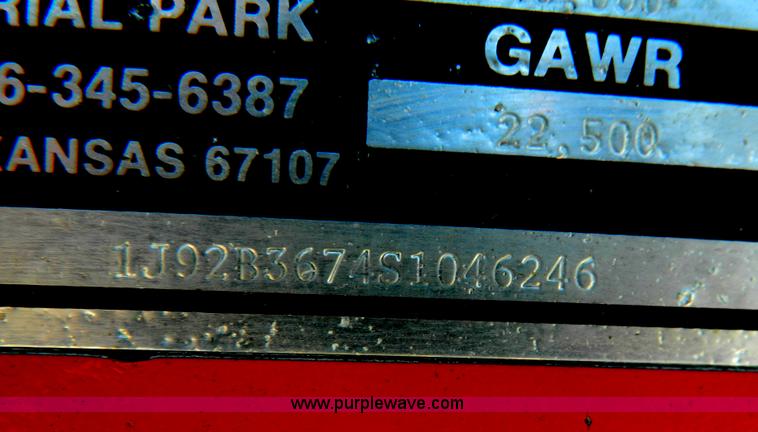 image for item D8896 1995 Jantz 48-12 combine trailer