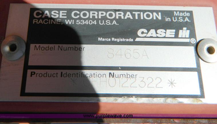image for item D8897 1997 Case IH 8465 round baler