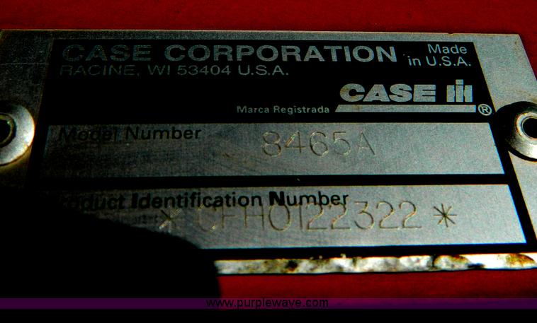 image for item D8897 1997 Case IH 8465 round baler