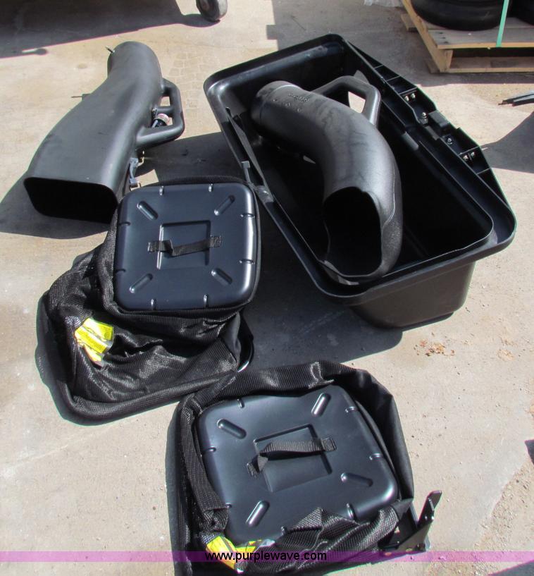 image for item N9011 John Deere mower bagger attachment