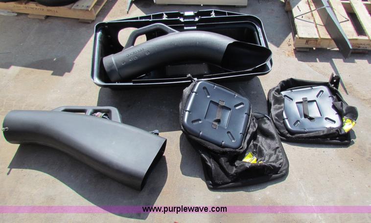 image for item N9011 John Deere mower bagger attachment