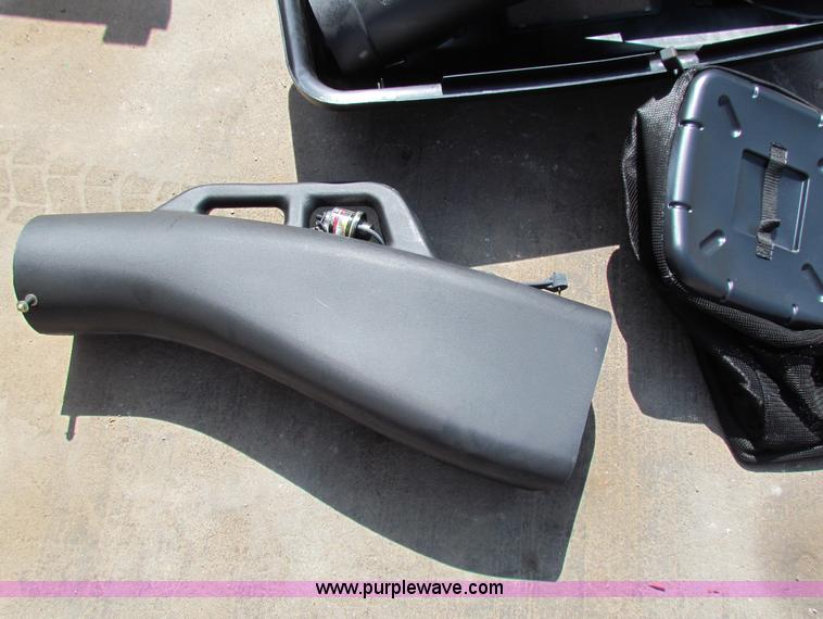 image for item N9011 John Deere mower bagger attachment