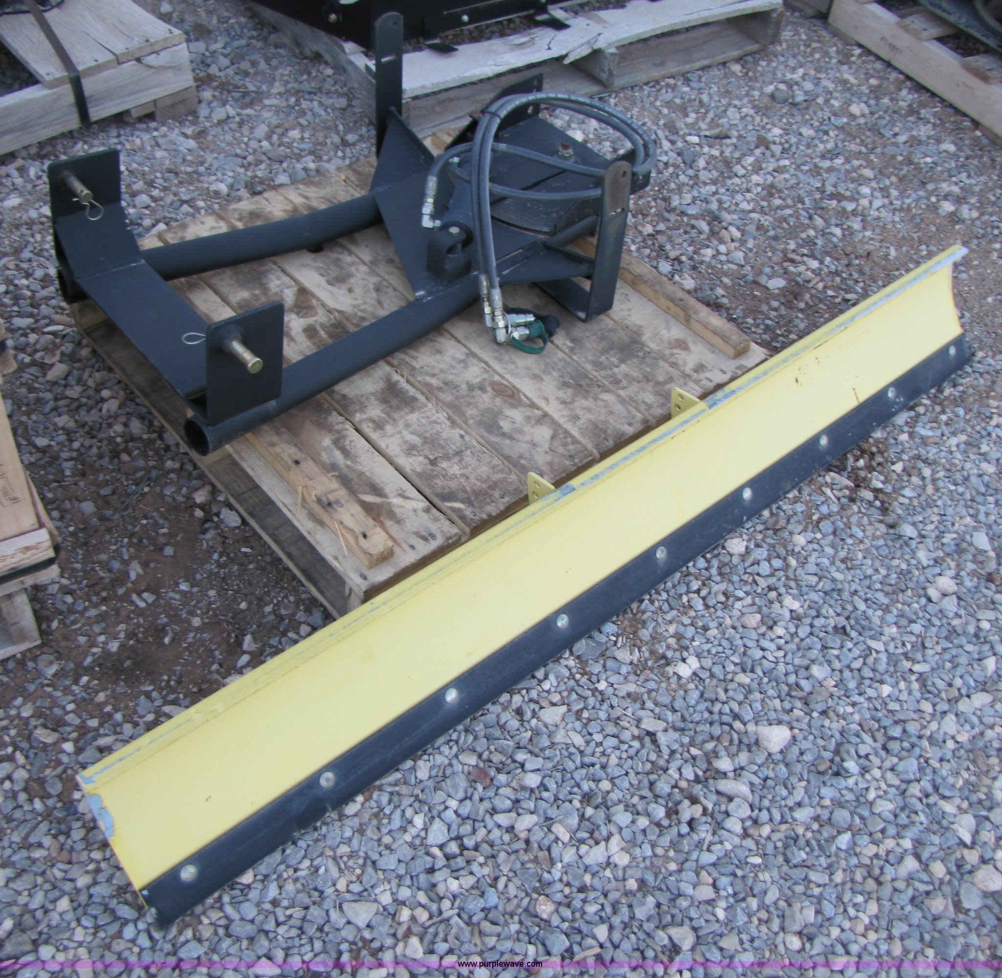 John Deere 60" midmount lawn mower snow blade in Amarillo, TX Item