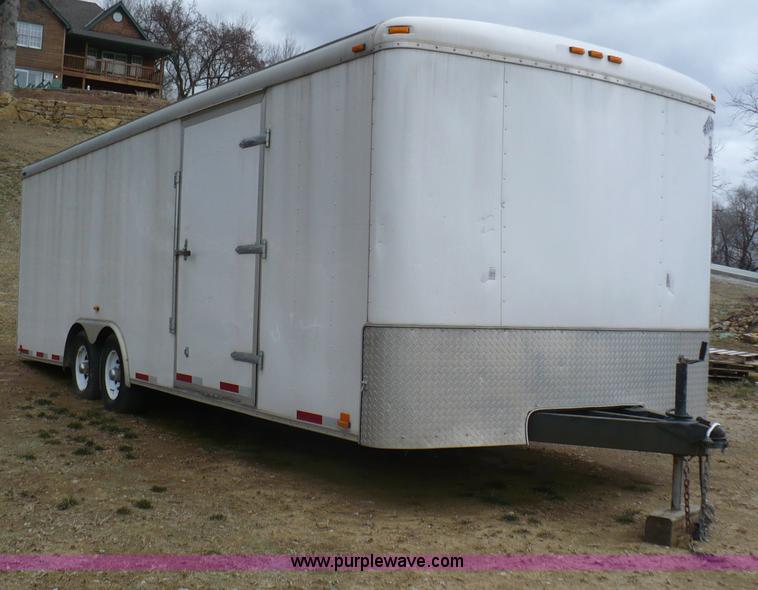 image for item B1033 2006 Atlas tandem axle enclosed car trailer