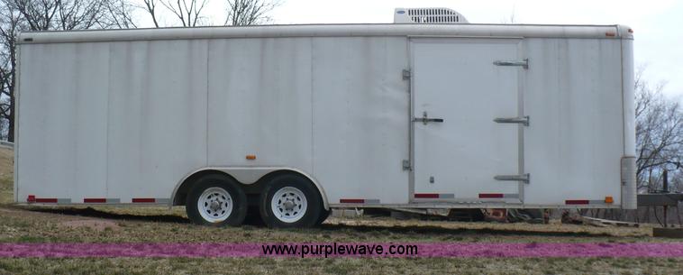 image for item B1033 2006 Atlas tandem axle enclosed car trailer