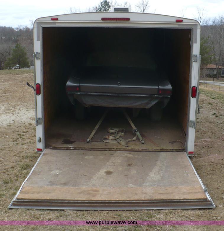 image for item B1033 2006 Atlas tandem axle enclosed car trailer