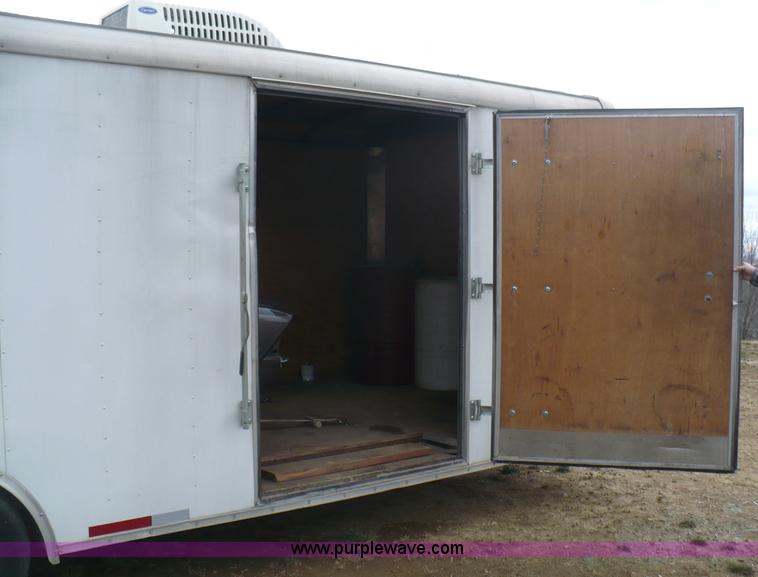 image for item B1033 2006 Atlas tandem axle enclosed car trailer