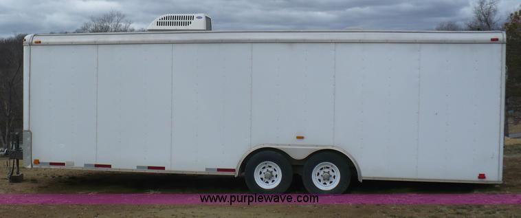 image for item B1033 2006 Atlas tandem axle enclosed car trailer
