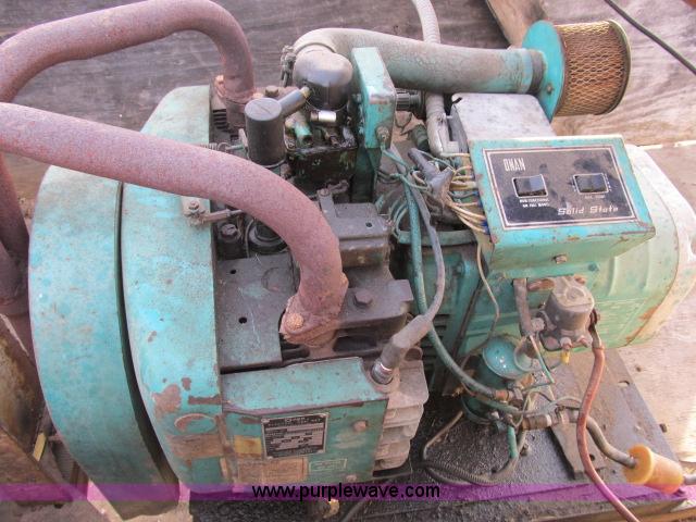 image for item B2644 Onan trailer mounted generator