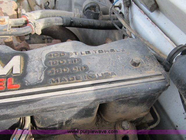 image for item B2653 1991 Dodge D350 flatbed truck