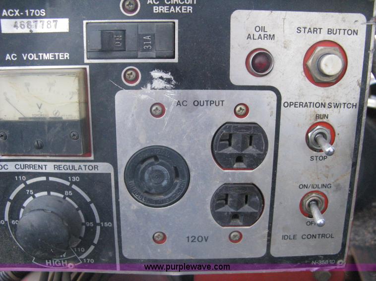 image for item B9749 Multiquip ACX-170S welder/generator