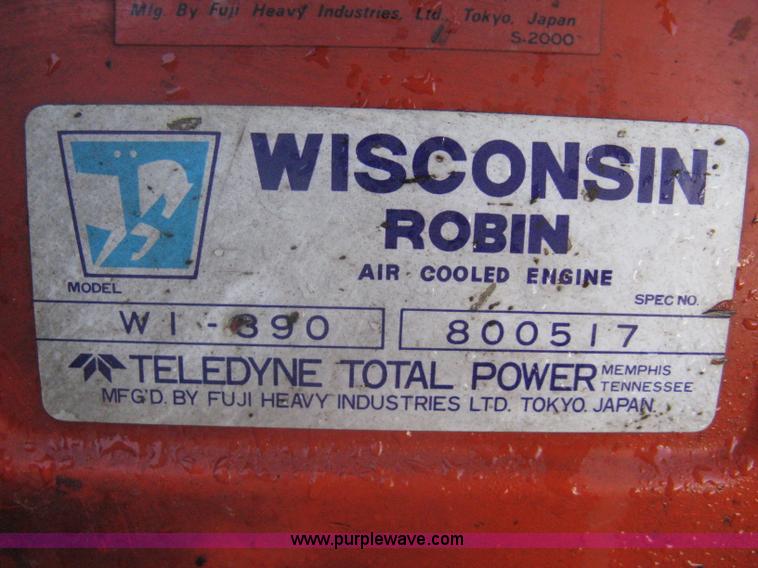 image for item B9749 Multiquip ACX-170S welder/generator