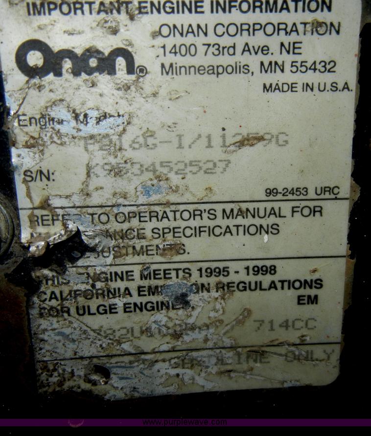 image for item C4219 Miller Bobcat 225G welder/generator