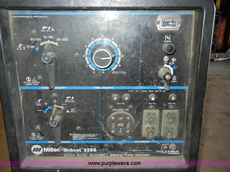 image for item C4219 Miller Bobcat 225G welder/generator