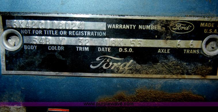 image for item C4228 1966 Ford Fairlane 500